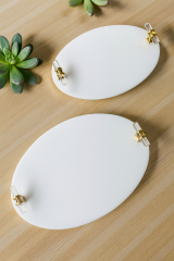 Mika Oval Nişan tepsi seti