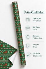 Yeniyıl Yeşil Zemin Geyikli Ambalaj 424J