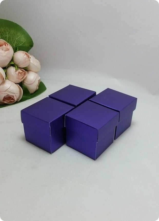 48 Li Küp Karton Kutu (Katlanmış 5x5x5 cm)