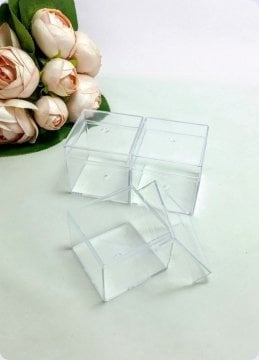 12 li Mika Pleksi Küp Kutu 5x5x5 cm