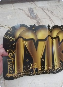 3D İyiki Doğdun Uzar Yazı 115x23cm
