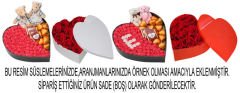 KUTU AKRİLİK KALPLİ 23x25x6,5 CM MAVİ PK:1 KL:10