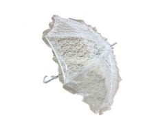 ŞEMSİYE DANTEL İŞLEMELİ BEYAZ PK:1 KL:90