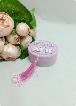 Gelin Damat İsim Yazılı Pleksi Ayna Nişan, Nikah Şekeri Etiket