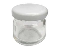 BAL KAVANOZU 40CC BEYAZ KAPAKLI PK:120