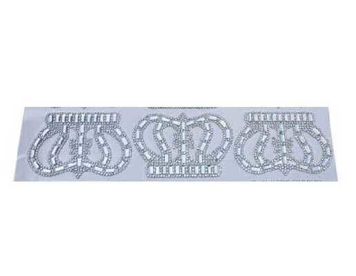 TAÇ ORTA ÜTÜ İLE YAPIŞAN 8x5,5cm (HOT-FIX) PK:3