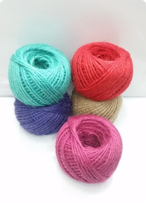 Renkli Sicim İplik / Kendir ip