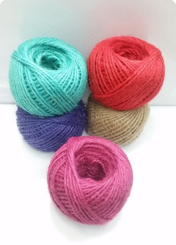 Renkli Sicim İplik / Kendir ip