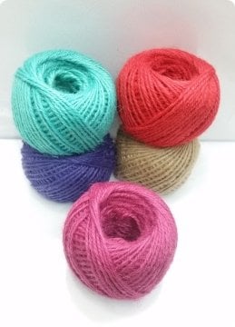 Renkli Sicim İplik / Kendir ip