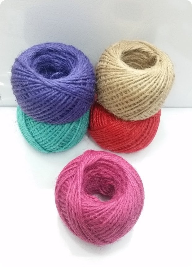 Renkli Sicim İplik / Kendir ip