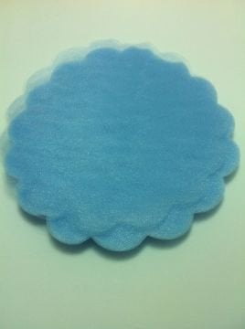 28 cm 100'lü KRİSTAL Tül (özel kesimli) / Düz