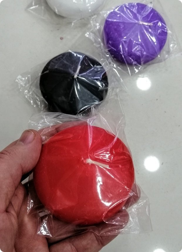 Suda yüzen mum BEYAZ