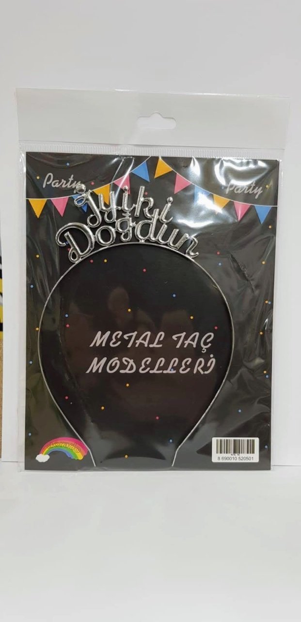 Metal İyi ki Doğdun Taç