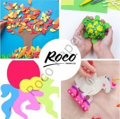 ROCO PAPER Çiçek Yapım Eva 2 mm. 50x70 cm - Sütlü Kahve