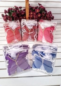 Kuruyemişlik, Çerezlik Keçe Kaftan Kese  (Kına,sünnet)