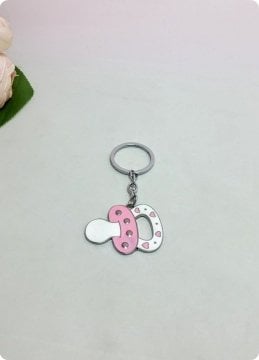 20 li Emzik Bebek Anahtarlık (Parlak Metal)