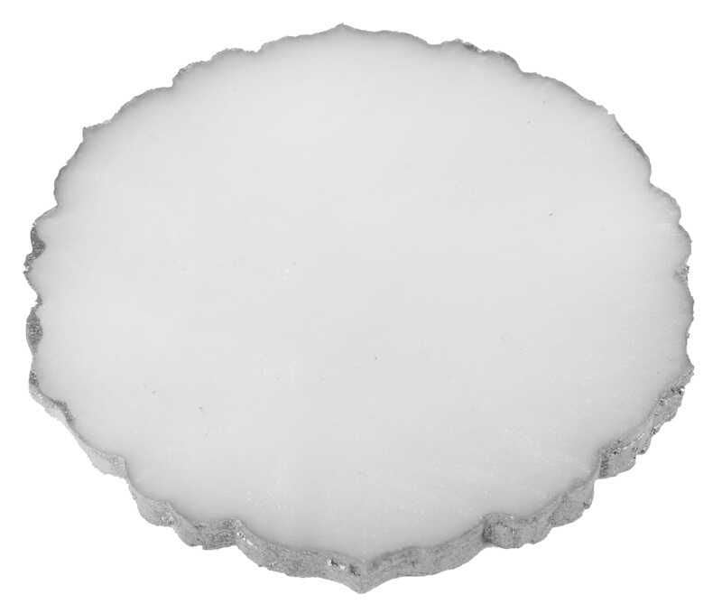 EPOKSİ YUVARLAK 7 CM SEDEF KENARI GÜMÜŞ PK:25-1000