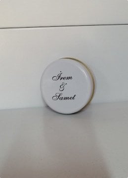 20 Li Uv Baskılı 7,5x3 Cm Teneke Kutu