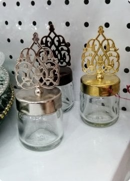 20 Li Metal Güneş Tepelikli Cam Kavanoz