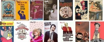 5 li set Ahşap Poster Baskılı (20*30  Cm) 5 TANE