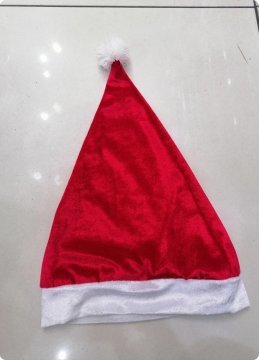 Kadife noel baba şapkası