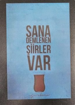 5 li set Ahşap Poster Baskılı (20*30  Cm) 5 TANE