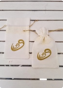 10 lu Koton Kese Vav işlemeli