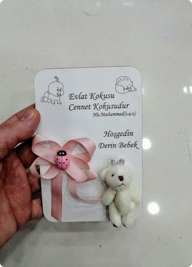 20 li Ahşap üstü Ayıcıklı Bebek Şekeri