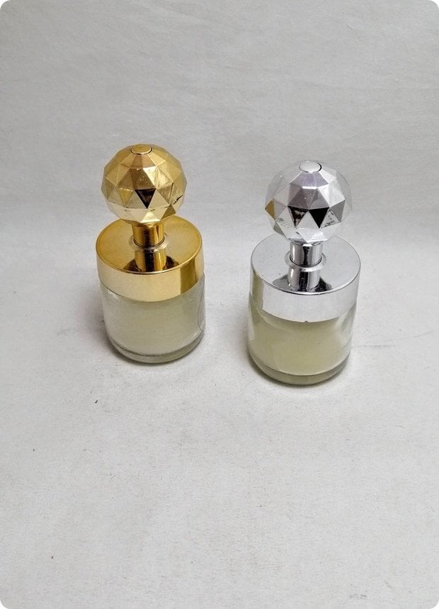 20 li Mumlu Pvc Kristal Tepelikli Cam Kavanoz