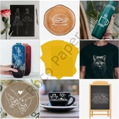 Roco Paper Karbon Grafit Transfer Kağıdı Sarı - 21*31 cm - 5'li
