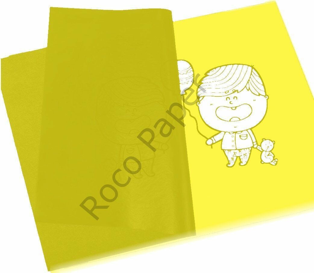 Roco Paper Karbon Grafit Transfer Kağıdı Sarı - 44*62 cm - 100'lü