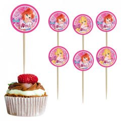 Winx Temalı Parti Kürdan Süsü 10 Adet