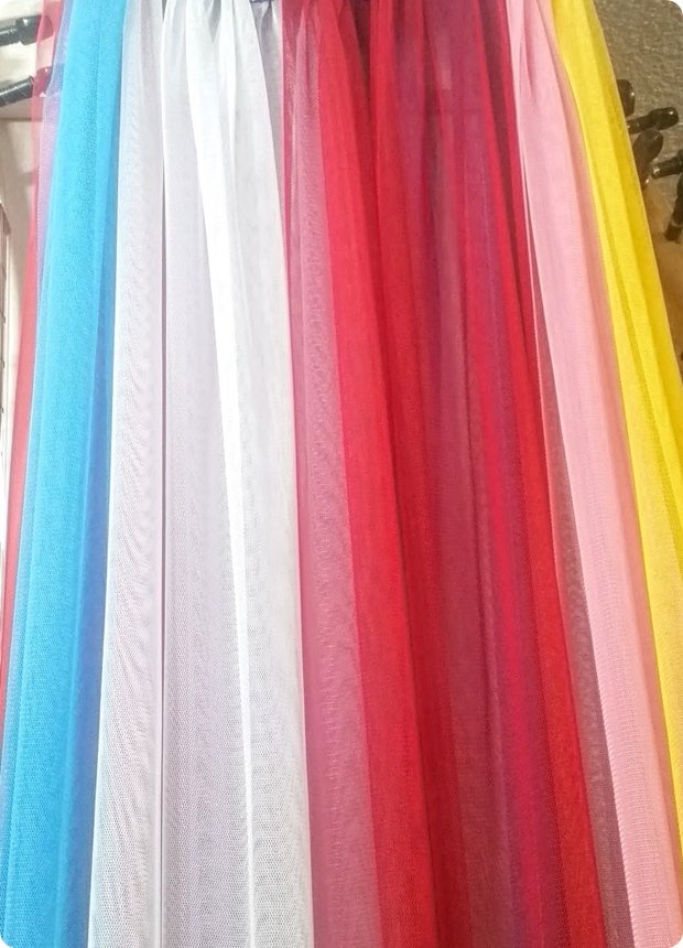 Gökkuşağı Kına Eteği / Organze Tül Etek