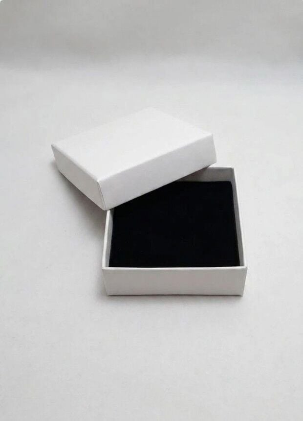 24 Lu (8x8x3 Cm) İçi Süngerli Karton Bilezik Takı Kutuları