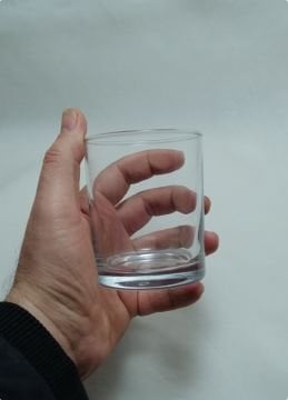 Büyük Boy Cam Mum Bardağı ( Boş Bardak 405 )