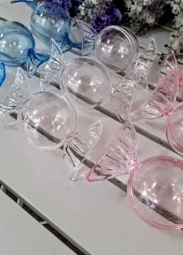 12 Li Pvc Kulaklı mika top şekerlik