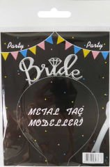 TAÇ METAL BRIDE PIRLANTALI GÜMÜŞ PK:1 KL:250