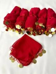 10 Lu Şifon Paralı Söz Mendili & Halay Mendili