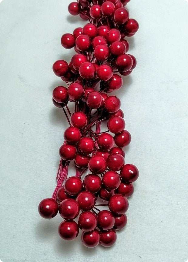 100 lü Top çiçek süs (gold,gümüş,kırmızı)