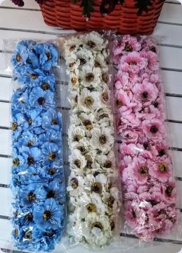 Büyük papatya (Kumaş yapay çiçek 36 lı)