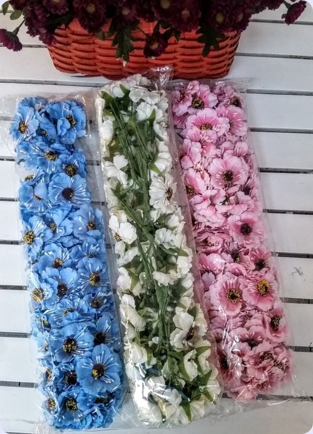 Büyük papatya (Kumaş yapay çiçek 36 lı)