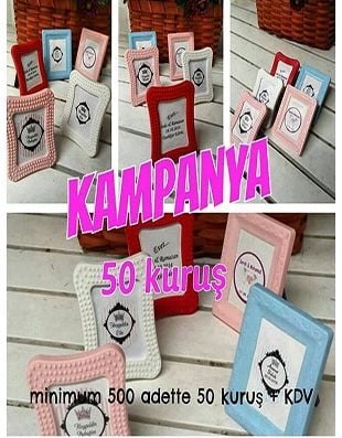 Karışık Renk ve Model Vesikalık Çerçeveler (kampanyalı ürün)