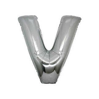 FOLYO BALON HARF V 40 İNC GÜMÜŞ PK:1-KL:200
