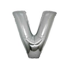 FOLYO BALON HARF V 40 İNC GÜMÜŞ PK:1-KL:200
