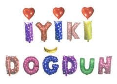 FOLYO BALON İYİKİ DOĞDUN SET RENGARENK PK:1 SET
