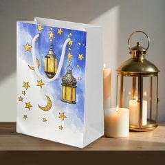 10 Lu Büyük İpli Ramazan Karton Çanta 26x40 Cm (No:3)