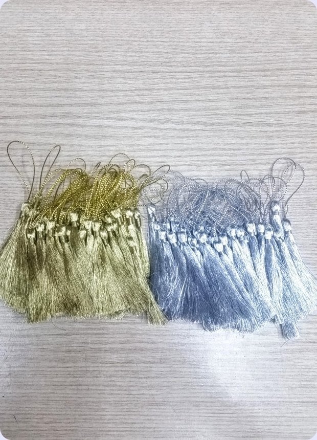 100 lü Yaldızlı Simli Püskül