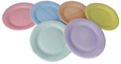 TABAK KARTON MAKARON MAVİ 23 CM PK:8 KL:24
