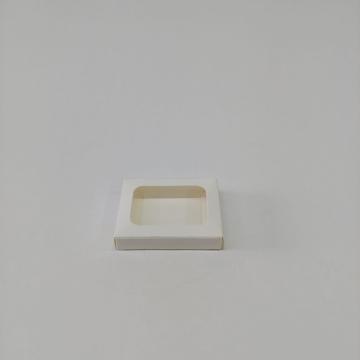 6,5x5x1 cm Pencereli Mini Karton Sabun Kutu 20 li