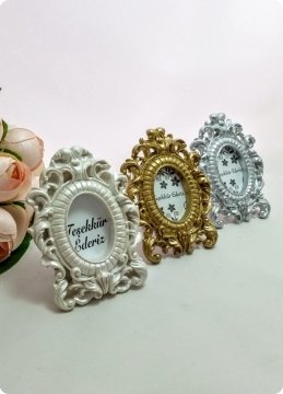 10 Lu Barok Polyester Oymalı Oval Çerçeve (kampanyalı , İndirimli )